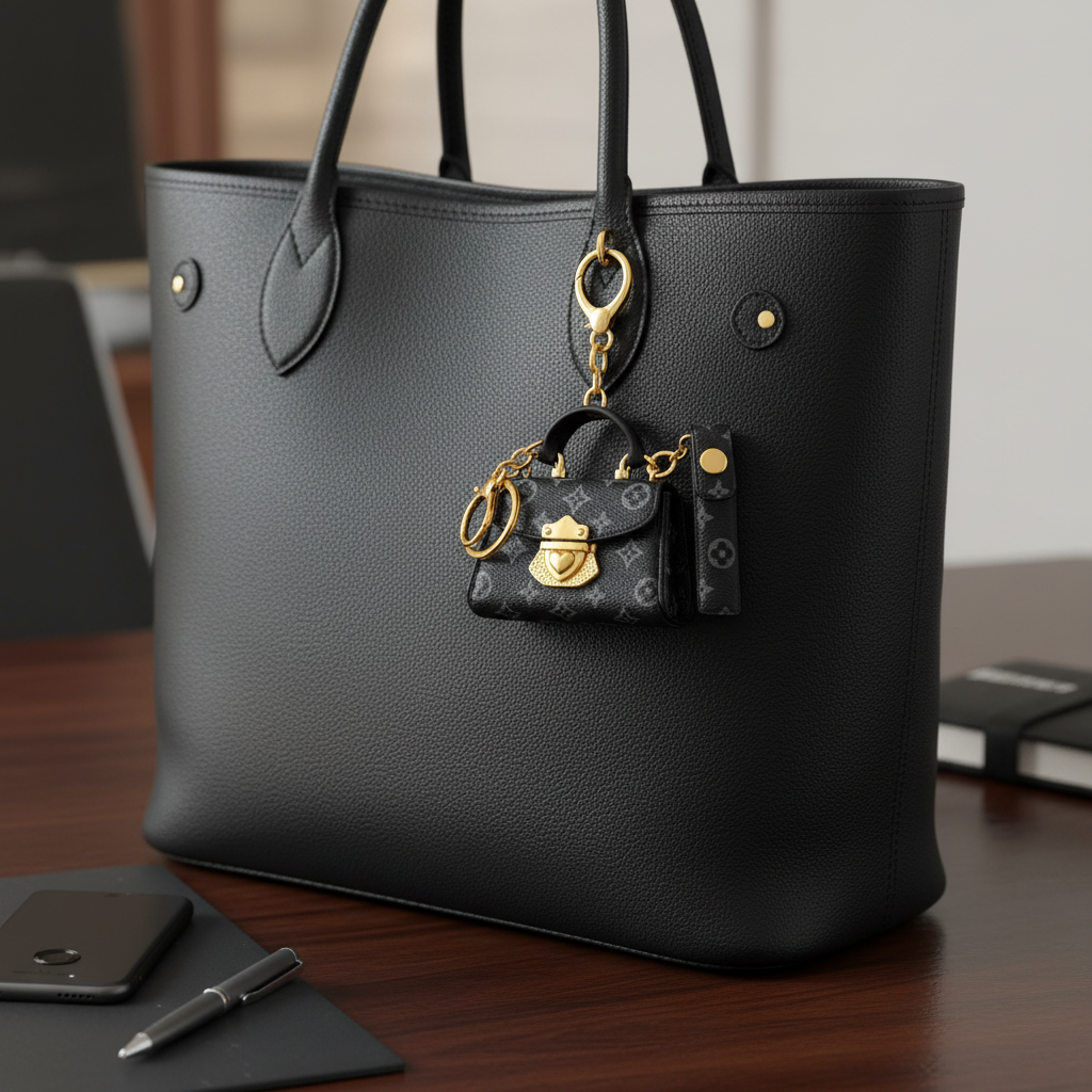 PURSEJAMIN HANDBAG 510 CART BATTERY (BLACK & GOLD)